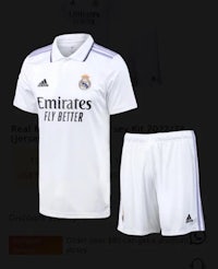 real madrid home jersey and shorts