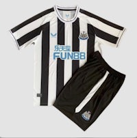 newcastle united home jersey and shorts